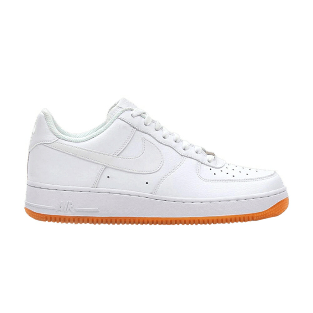 ナイキ 白いこと 白いこと 赤銅色 赤銅色 空軍 \u0027WHITE GUM\u0027 スニーカー メンズ NIKE AIR FORCE 1 / WHITE WHITE GUM MEDIUM BROWN
