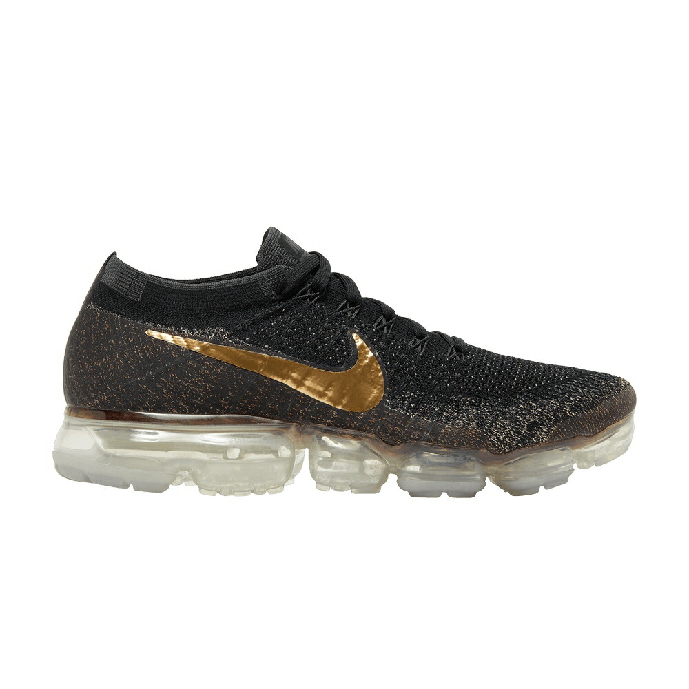 ナイキ 黒色 ブラック ゴールド エアヴェイパーマックス 'METALLIC PACK' スニーカー メンズ NIKE AIR VAPORMAX / BLACK METALLIC GOLD