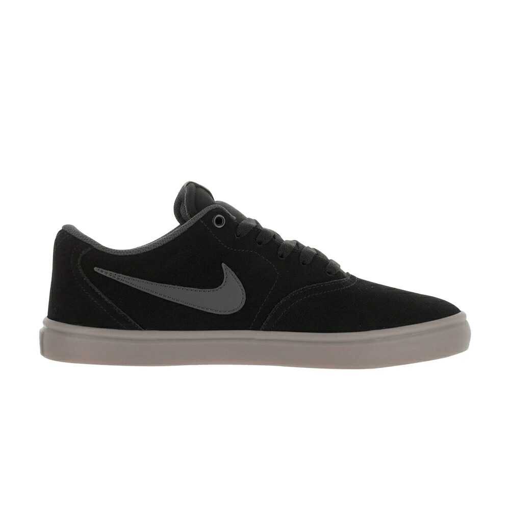 ナイキ エスビー 黒色 ブラック 茶色 ブラウン スニーカー メンズ NIKE SB CHECK SOLARSOFT / BLACK GUM LIGHT BROWN ANTHRACITE
