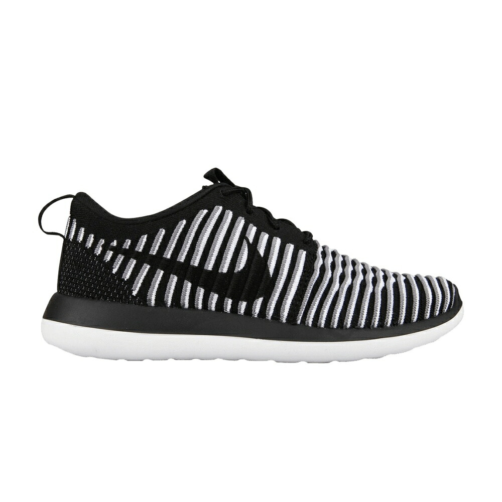 ナイキ フライニット 黒色 ブラック 白色 ホワイト 'BLACK' スニーカー レディース NIKE WMNS ROSHE TWO FLYKNIT / BLACK BLACK WHITE