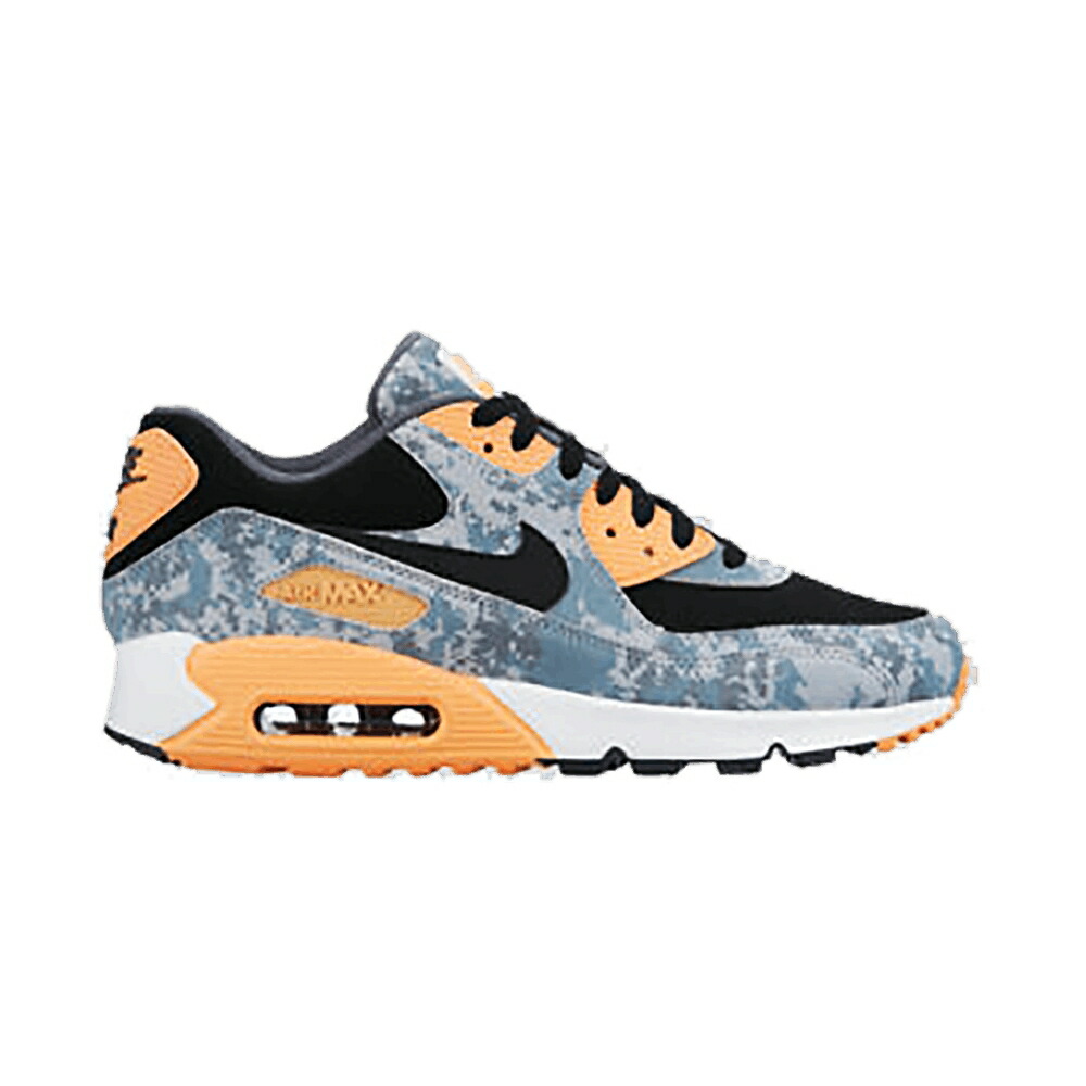 ナイキ マックス プレミアム 青色 ブルー フォックス エアマックス DIGI CAMO スニーカー メンズ NIKE AIR MAX 90 PREMIUM / BLUE FOX BLUE FOX OZONE BLUE