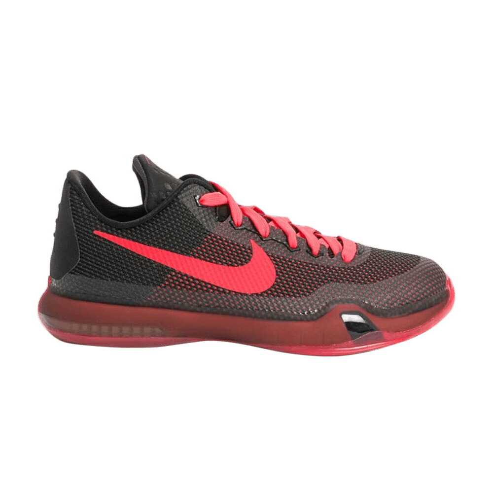 ナイキ コービー 黒いこと 黒いこと クリムゾン \u0027BRIGHT CRIMSON\u0027 お坊っちゃん キッズ NIKE KOBE 10 GS / BLACK BRIGHT CRIMSON ANTHRACITE もの言う花 マタニティ スニーカー