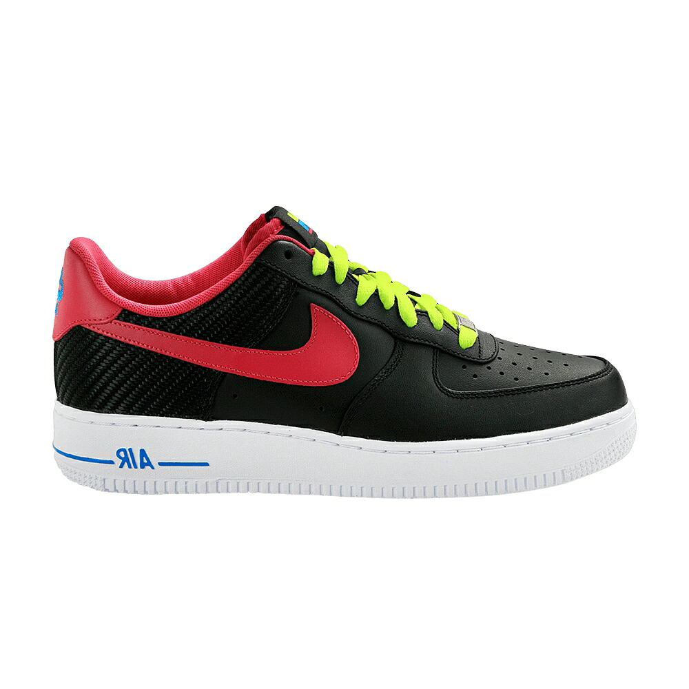 ナイキ 黒色 ブラック エアフォース 'LONDON' スニーカー メンズ NIKE AIR FORCE 1 LOW / BLACK FIREBERRY｜スニケス
