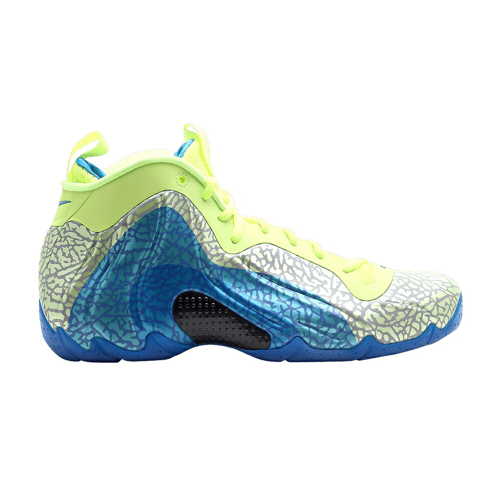 ナイキ 青み 青色 黒いこと 黒いこと エアフライトポジット \u0027VOLT\u0027 スニーカー メンズ NIKE AIR FLIGHTPOSITE EXPOSED / VOLT PHOTO BLUE BLACK