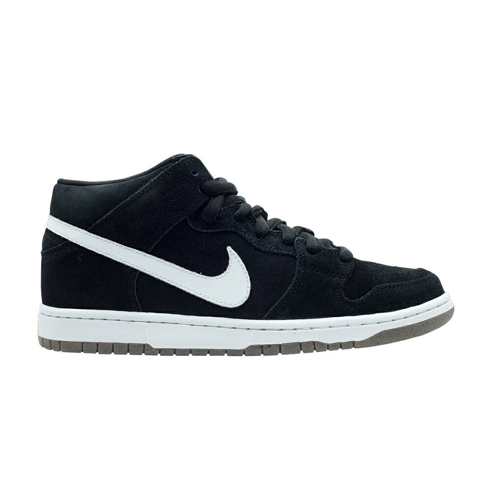 ナイキ ダンク ミッド プロ エスビー 黒色 ブラック 白色 ホワイト スニーカー メンズ NIKE DUNK MID PRO SB / BLACK WHITE