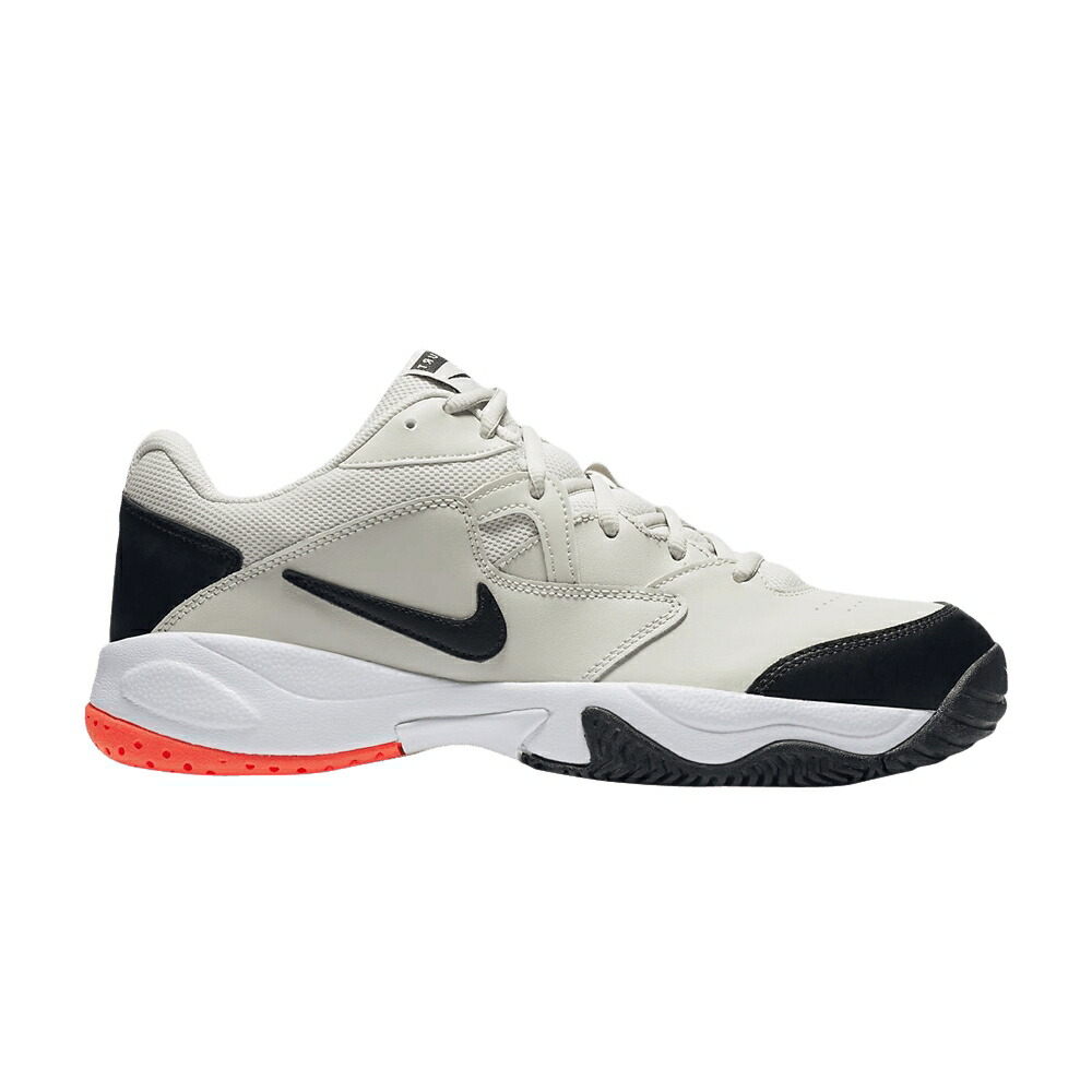 ナイキ コート ライト 黒色 ブラック 白色 ホワイト LIGHT BONE スニーカー メンズ NIKE COURT LITE 2 / LIGHT BONE BLACK HOT LAVA WHITE