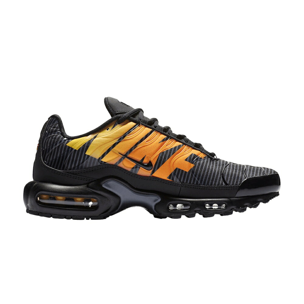 ナイキ マックス 黒いこと 黒いこと 橙 オレンジ色 エアマックスプラス \u0027TOTAL ORANGE\u0027 スニーカー メンズ NIKE AIR MAX PLUS SE / BLACK TOTAL ORANGE ANTHRACITE