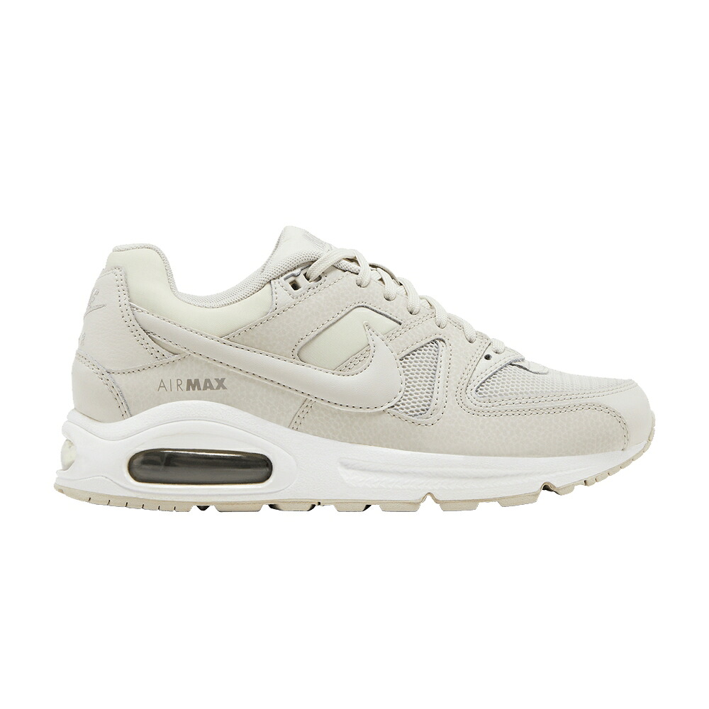 ナイキ マックス 命令すること 白いこと 白いこと エア湖マックス スニーカー レディース NIKE WMNS AIR MAX COMMAND / LIGHT BONE LIGHT BONE WHITE