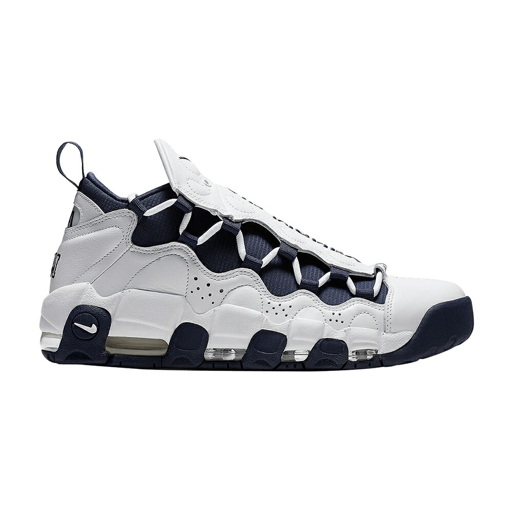 ナイキ 白いこと 白いこと 紺色 米国海軍 エアモアマネー \u0027THE BRONX\u0027 スニーカー メンズ NIKE AIR MORE MONEY / WHITE MIDNIGHT NAVY MIDNIGHT