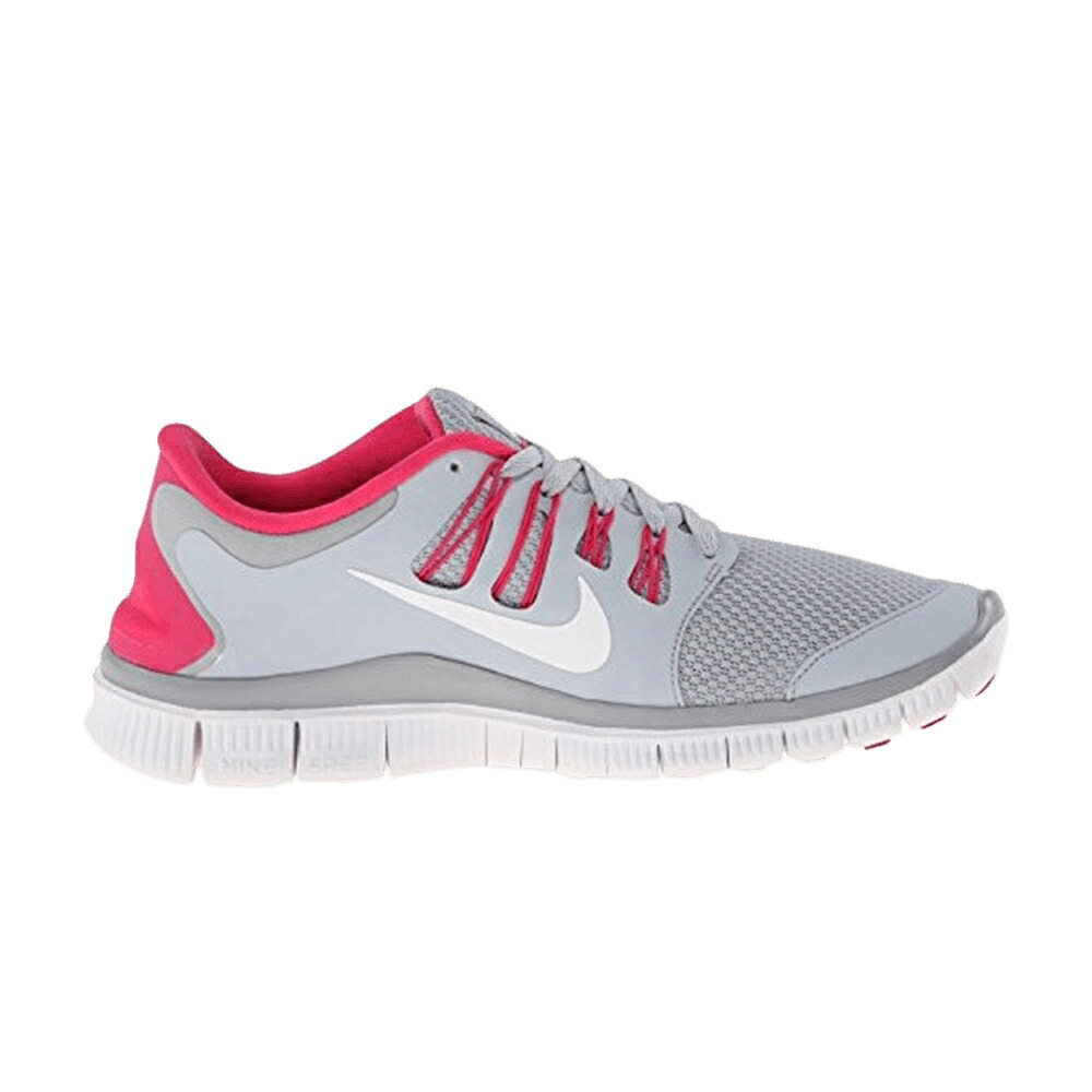 ナイキ 無償性 薄墨色 薄墨色 サクラ色 白いこと 白いこと 5.0 + スニーカー レディース NIKE WMNS FREE / WOLF GREY PINK FORCE WHITE