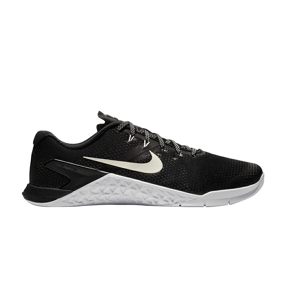 ナイキ 黒色 ブラック 白色 ホワイト BLACK WHITE スニーカー メンズ NIKE METCON 4 / BLACK WHITE