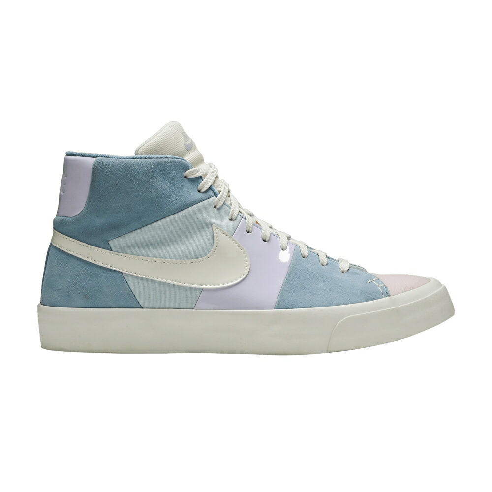 ナイキ ブレイザー サクラ色 青味 青み \u0027SPRING PATCHWORK\u0027 スニーカー メンズ NIKE BLAZER ROYAL / ARCTIC PINK LECHE BLUE ICE BLUE