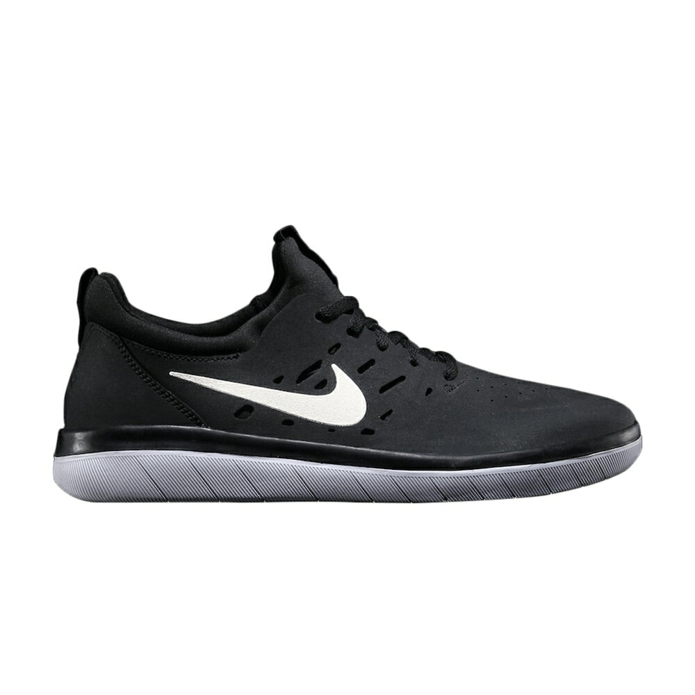 ナイキ エスビー フリー 黒色 ブラック 白色 ホワイト BLACK スニーカー メンズ NIKE SB NYJAH FREE / BLACK WHITE