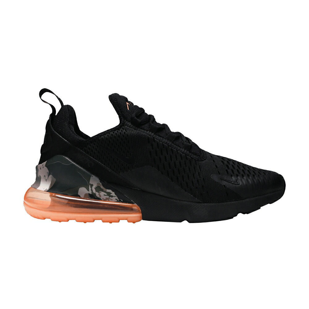 ナイキ マックス 黒色 ブラック カーゴ カーキ エアマックス 'CAMO HEEL' スニーカー メンズ NIKE AIR MAX 270 / BLACK SUNSET TINT CARGO KHAKI