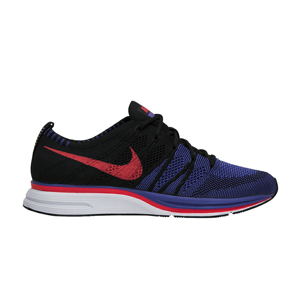 ナイキ フライニット トレーナー 黒色 ブラック 赤 レッド 白色 ホワイト \'RAPTORS\' スニーカー メンズ NIKE FLYKNIT TRAINER / BLACK SIREN RED WHITE PERSIAN|スニケス