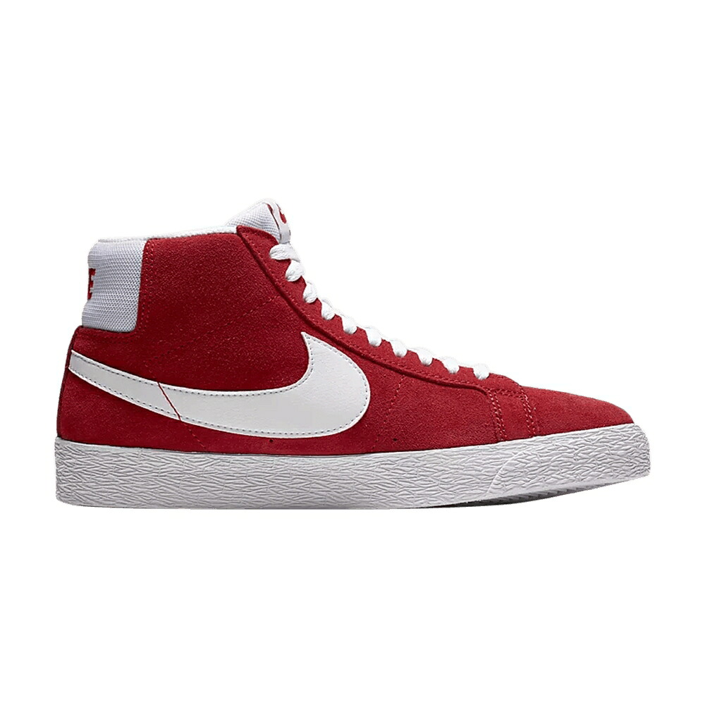 ナイキ ズーム ブレイザー スエード スウェード ミッド エスビー 赤 レッド 白色 ホワイト 'UNIVERSITY RED' スニーカー メンズ NIKE ZOOM BLAZER SUEDE MID SB / UNIVERSITY RED WHITE|スニケス