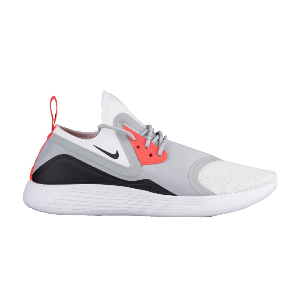 ナイキ 灰色 グレー 白色 ホワイト 黒色 ブラック INFRARED スニーカー メンズ NIKE LUNARCHARGE / WOLF GREY WHITE BLACK