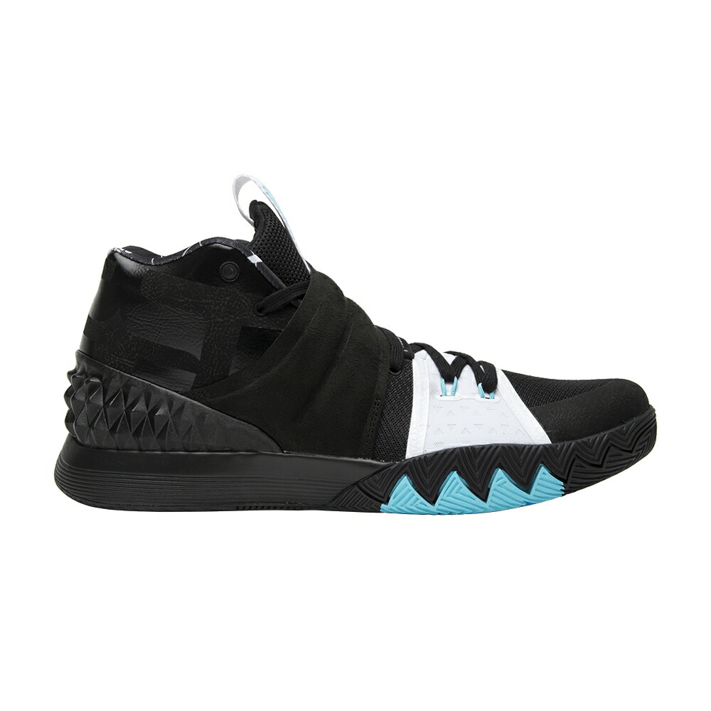 ナイキ カイリー ハイブリッド 黒色 ブラック 青色 ブルー 'WHAT THE' スニーカー メンズ NIKE KYRIE S1 HYBRID BLACK / BLACK VIVID BLUE