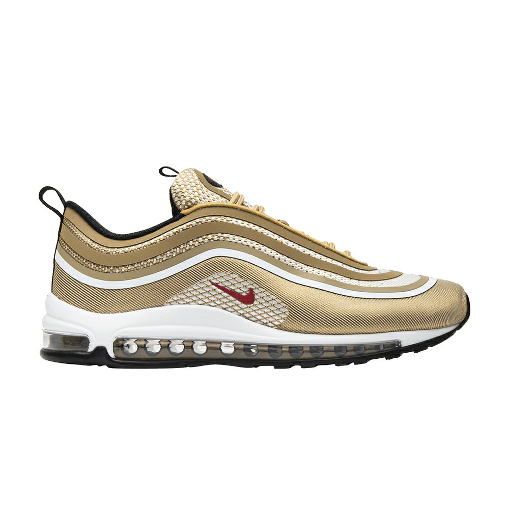 ナイキ マックス ウルトラ ゴールド 赤 レッド エアマックス METALLIC GOLD スニーカー メンズ NIKE AIR MAX 97 ULTRA 17 / METALLIC GOLD UNIVERSITY RED