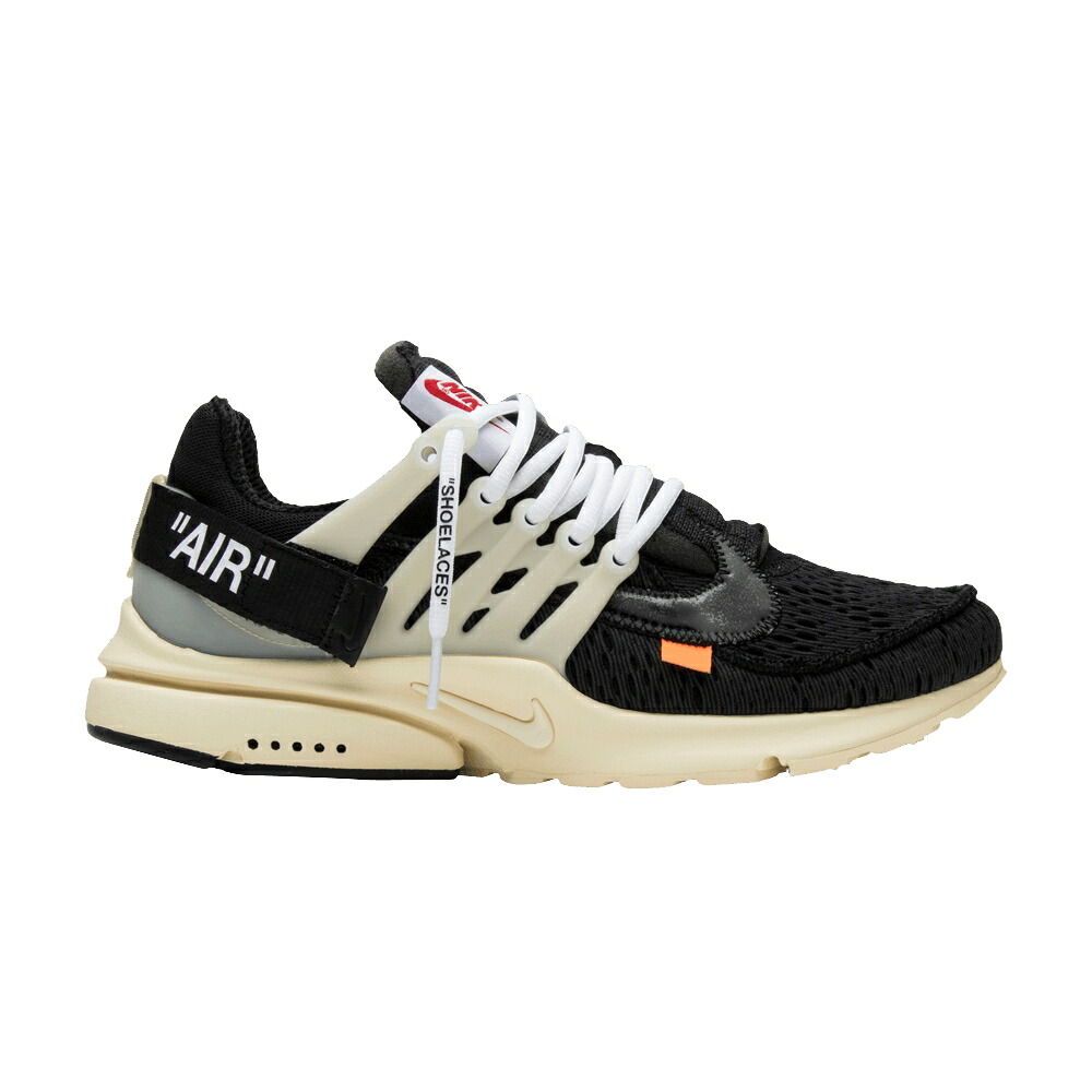 ナイキ オフホワイト プレスト 黒色 ブラック エア 'THE TEN' スニーカー メンズ NIKE OFF-WHITE X AIR PRESTO / BLACK BLACK MUSLIN|スニケス