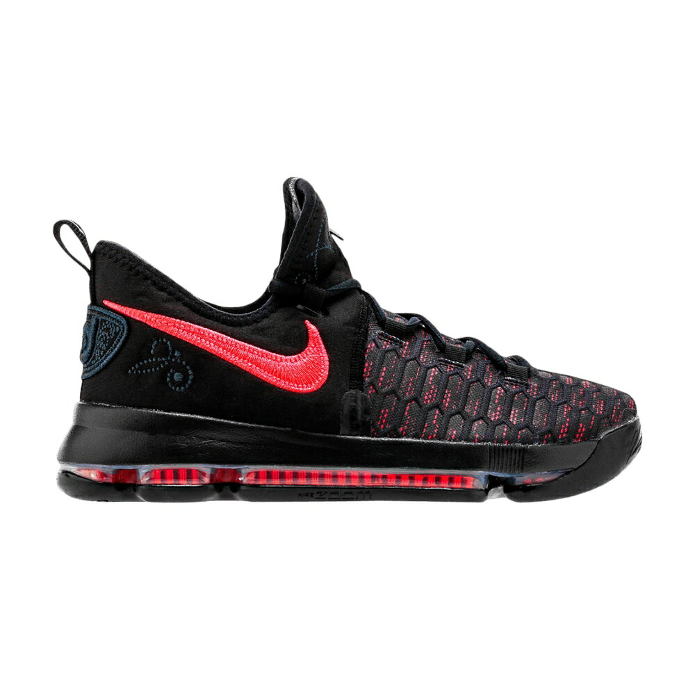 ナイキ 黒いこと 黒いこと \u0027AUNT PEARL\u0027 お坊っちゃん キッズ NIKE KD 9 GS / BLACK HOT PUNCH もの言う花 マタニティ スニーカー