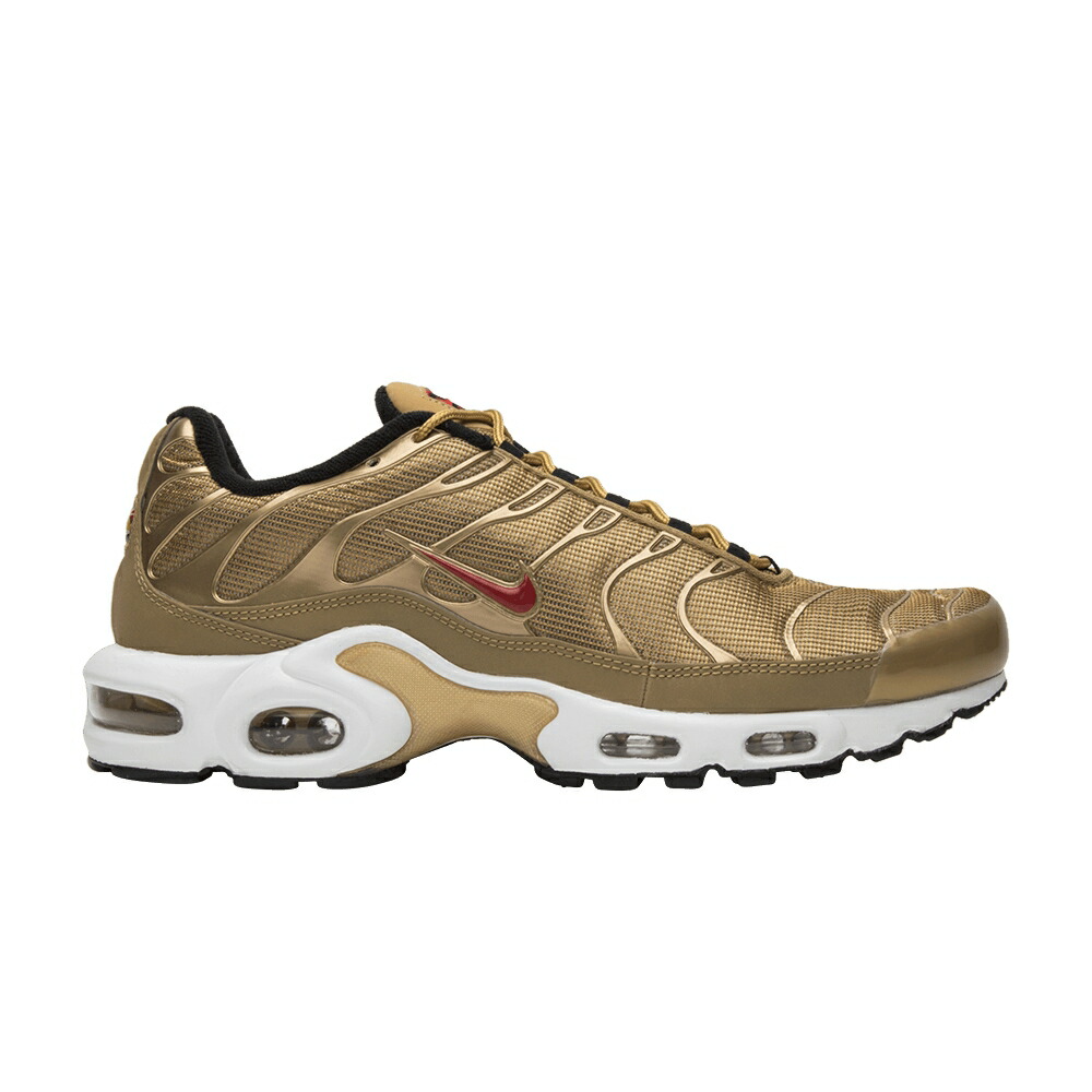 ナイキ マックス ゴールド エアマックスプラス METALLIC GOLD スニーカー メンズ NIKE AIR MAX PLUS QS / METALLIC GOLD METALLIC GOLD