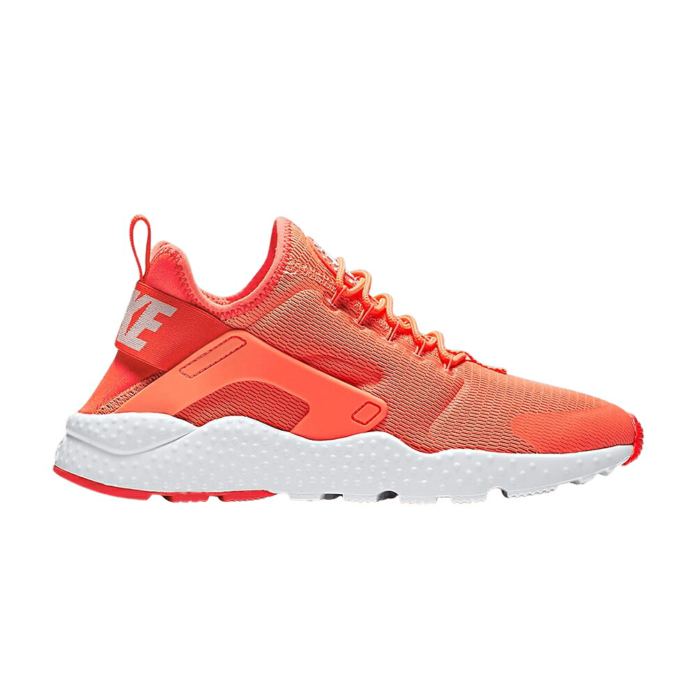 ナイキ ハラチ 幽客 ウルトラ 白いこと 白いこと ハラチラン \u0027BRIGHT MANGO\u0027 スニーカー レディース NIKE WMNS AIR HUARACHE RUN ULTRA / BRIGHT MANGO WHITE