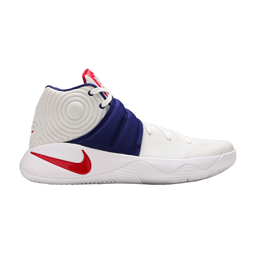 ナイキ カイリー 白色 ホワイト 赤 レッド ディープ 'USA' スニーカー メンズ NIKE KYRIE 2 / WHITE UNIVERSITY RED DEEP ROYAL｜スニケス