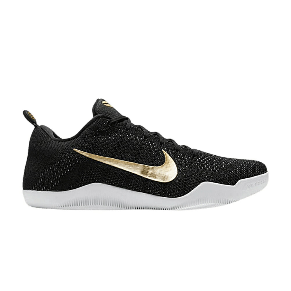 ナイキ コービー エリート 黒色 ブラック ゴールド 'GREAT RECALL' スニーカー メンズ NIKE KOBE 11 ELITE LOW CAREER / BLACK METALLIC GOLD BLACK