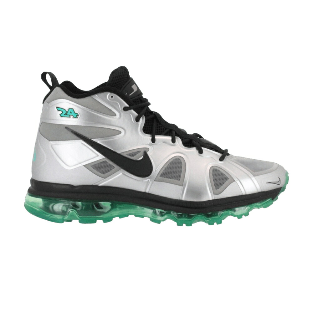 ナイキ マックス グリフィー 銀色 シルバー 黒色 ブラック 緑 グリーン エアマックス スニーカー メンズ NIKE AIR MAX GRIFFEY FURY FUSE / METALLIC SILVER BLACK NW GREEN