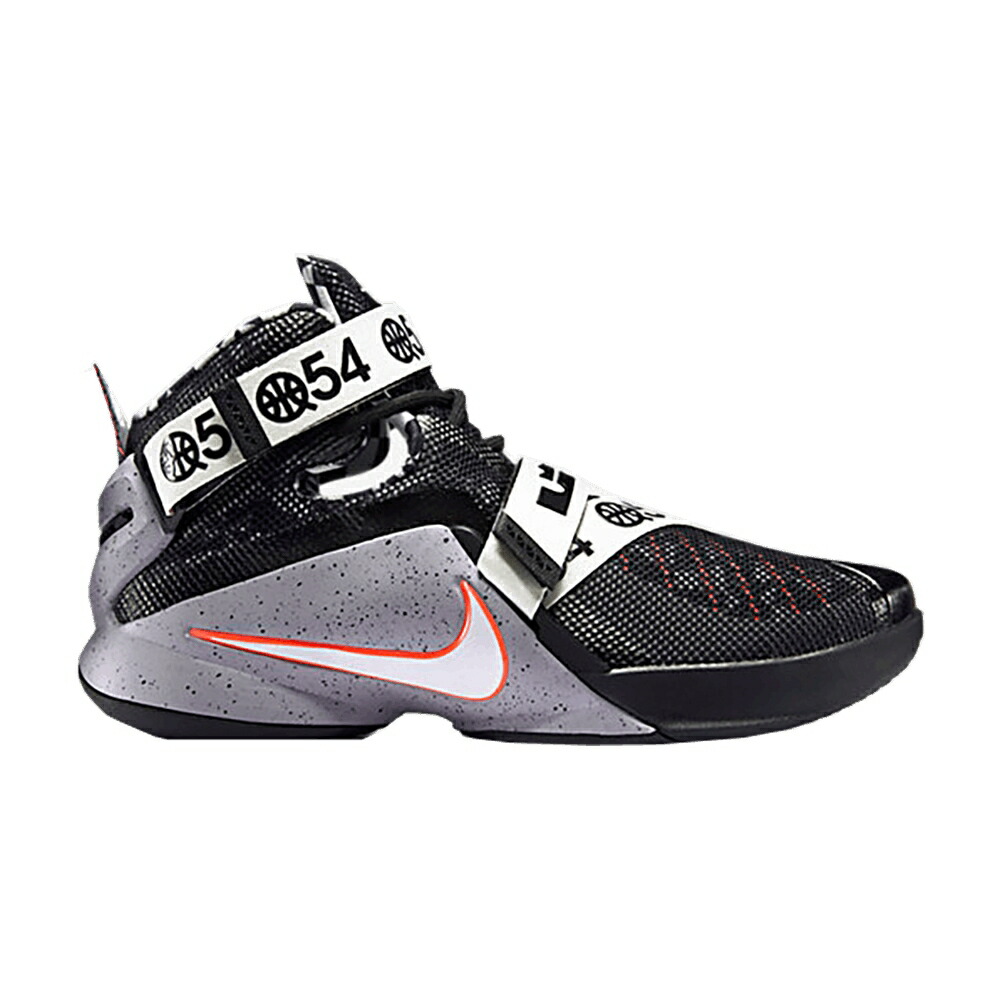 ナイキ レブロン ソルジャー 黒色 ブラック 紫 パープル QUAI 54 スニーカー メンズ NIKE LEBRON SOLDIER 9 LMTD / BLACK PROVENCE PURPLE HOT LAVA
