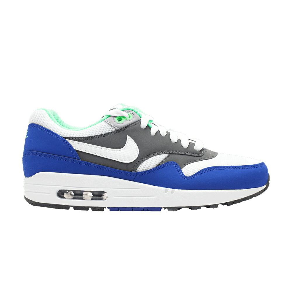 ナイキ マックス 白色 ホワイト 灰色 グレー 青色 ブルー エアマックス 'GREY BLUE' スニーカー メンズ NIKE AIR MAX 1 ESSENTIAL HYPER / WHITE WHITE DARK GREY HYPER BLUE