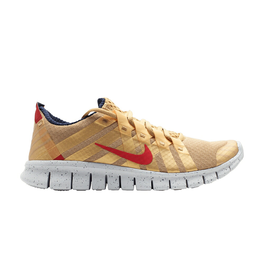 ナイキ 無償性 ゴールド POWERLINES+ \u0027OLYMPIC MEDAL\u0027 スニーカー メンズ NIKE FREE NRG GOLD / MTLLC GOLD SPRT RD DRK OBSDN