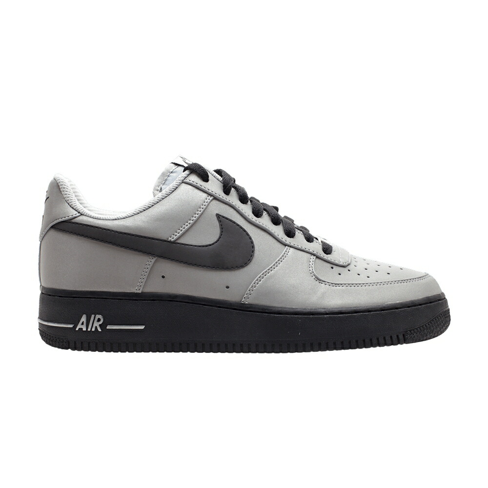 ナイキ プレミアム 銀色 シルバー 黒色 ブラック エアフォース スニーカー メンズ NIKE AIR FORCE 1 LOW PREMIUM / METALLIC SILVER BLACK