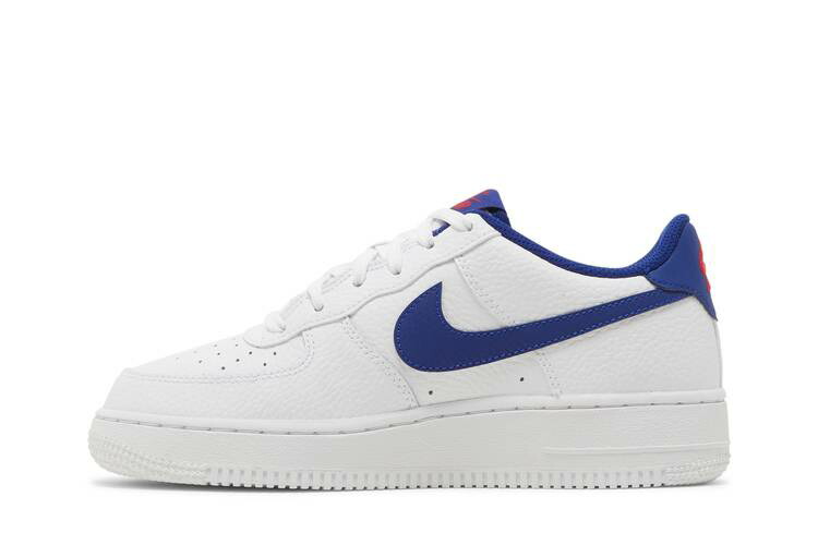 ナイキ ディープ 白色 レッド BLUE' ブルー キッズ ホワイト ジュニア エアフォース 青色 赤 'WHITE キッズファッション 