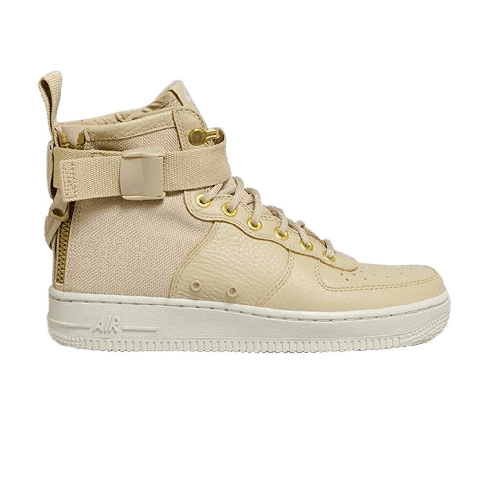 ナイキ ミッド エアフォース 'MUSHROOM' スニーカー レディース NIKE WMNS SF AIR FORCE 1 MID / MUSHROOM MUSHROOM LIGHT BONE｜スニケス
