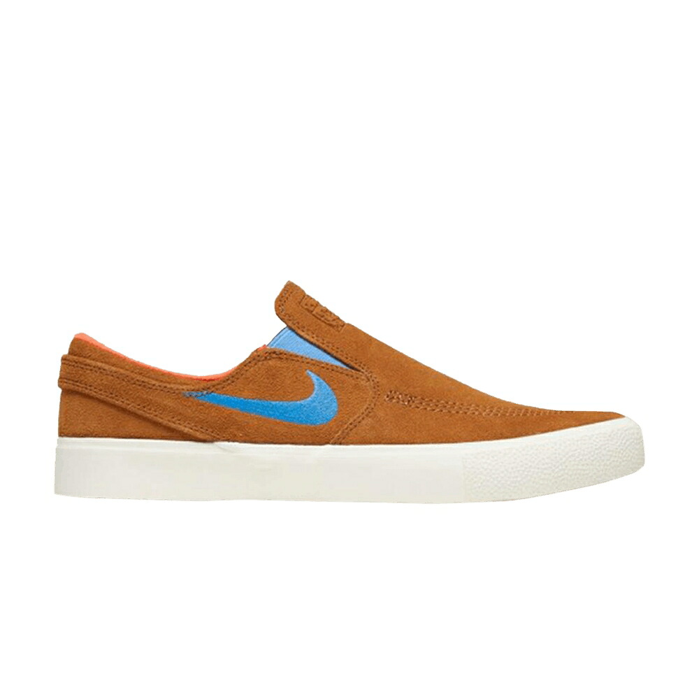 ナイキ ズーム エスビー パシフィック 青色 ブルー 'TAN BLUE' スニーカー メンズ NIKE ZOOM JANOSKI SLIP RM SB / LIGHT BRITISH TAN PACIFIC BLUE