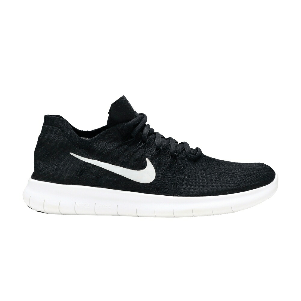 ナイキ フリー フライニット 黒色 ブラック 白色 ホワイト 'BLACK' スニーカー レディース NIKE WMNS FREE RN FLYKNIT 2017 / BLACK WHITE ANTHRACITE