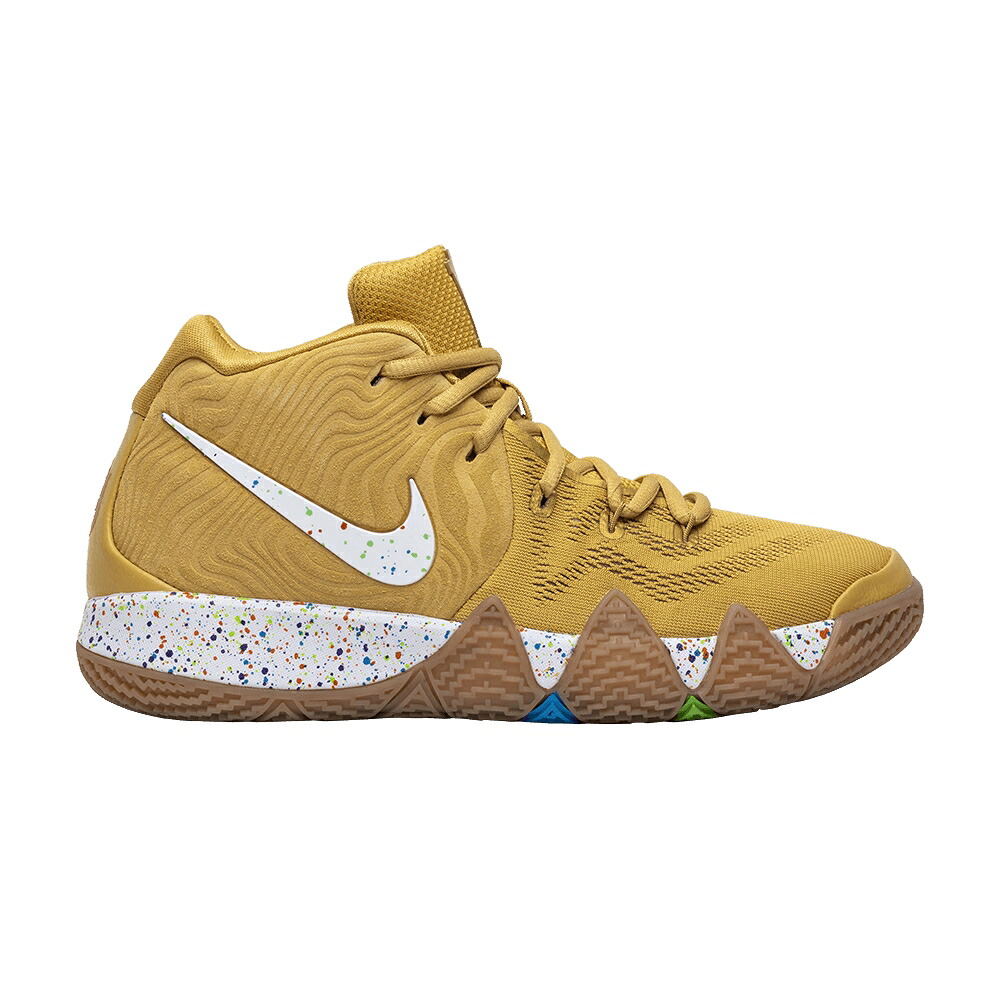 ナイキ カイリー ゴールド 鋳貨 白いこと 白いこと \u0027CINNAMON CRUNCH\u0027 お坊っちゃん キッズ NIKE KYRIE 4 TOAST GS / METALLIC GOLD COIN WHITE もの言う花 マタニティ スニーカー