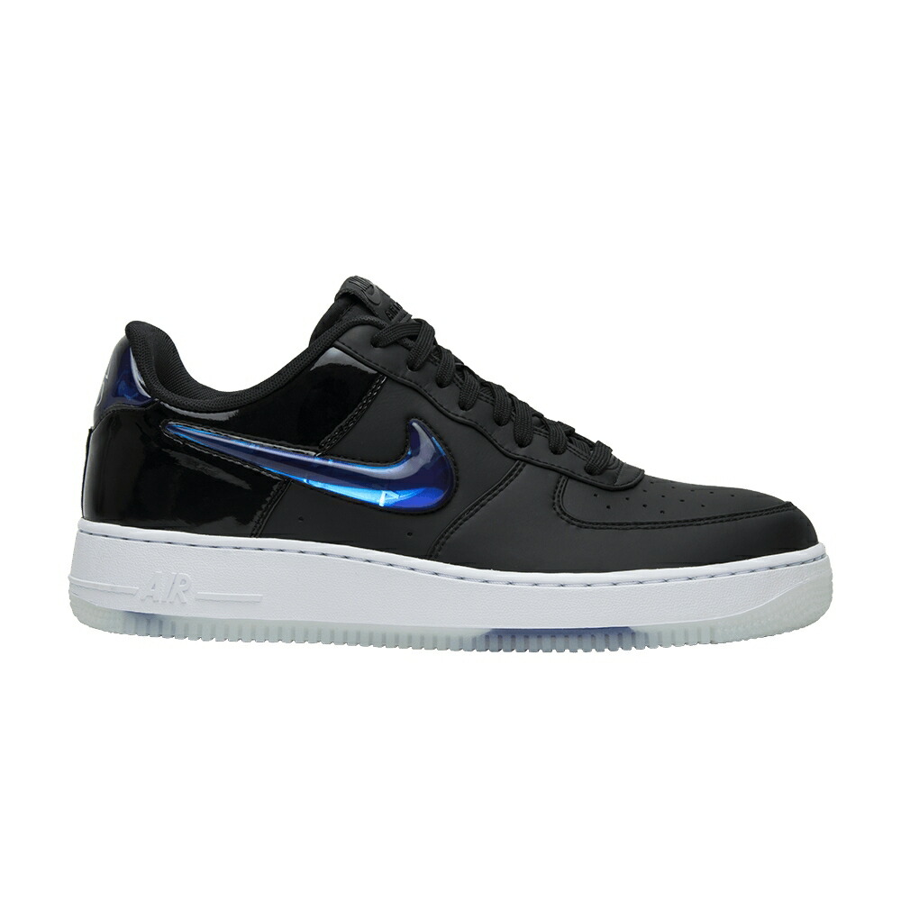 ナイキ 黒色 ブラック 白色 ホワイト エアフォース 18 PLAYSTATION スニーカー メンズ NIKE PLAYSTATION X AIR FORCE 1 LOW QS / BLACK VARSITY ROYAL WHITE