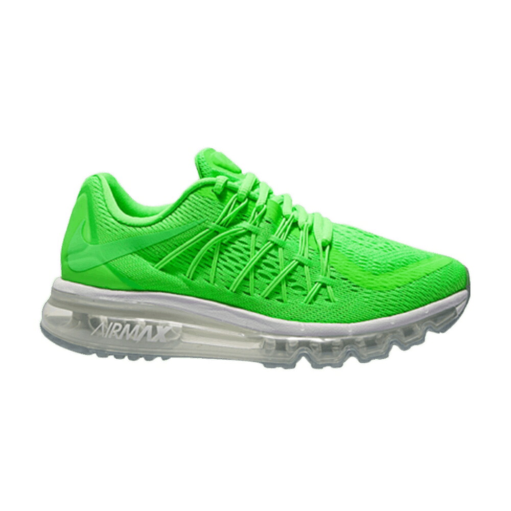 ナイキ マックス 緑 緑であること 白いこと 白いこと 大気圏マックス お坊っちゃん キッズ NIKE AIR MAX 2015 GS / VOLTAGE GREEN GHOST GREEN WHITE もの言う花 マタニティ スニーカー