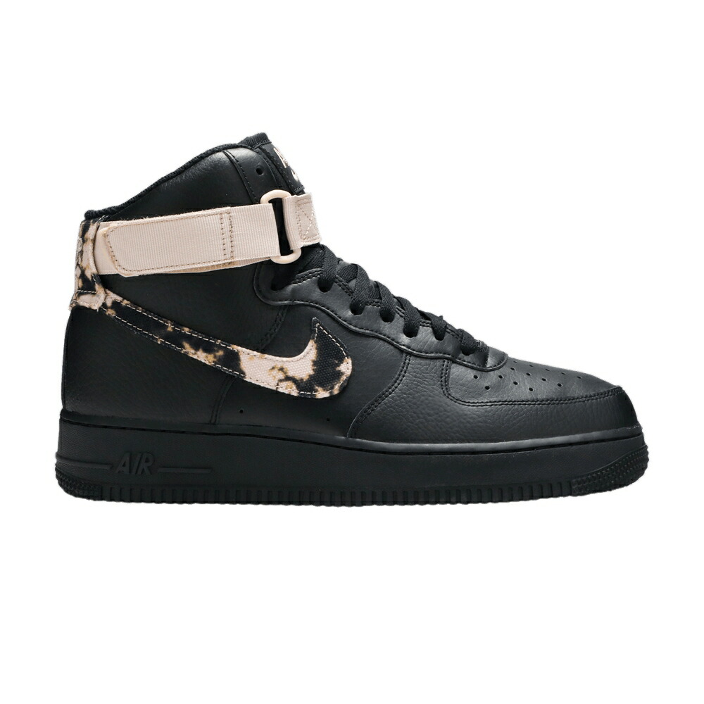 ナイキ ご機嫌 黒いこと 黒いこと ベージュ 空軍 \u0027ACID PRINT\u0027 スニーカー メンズ NIKE AIR FORCE 1 HIGH WASH / BLACK PARTICLE BEIGE PARTICLE