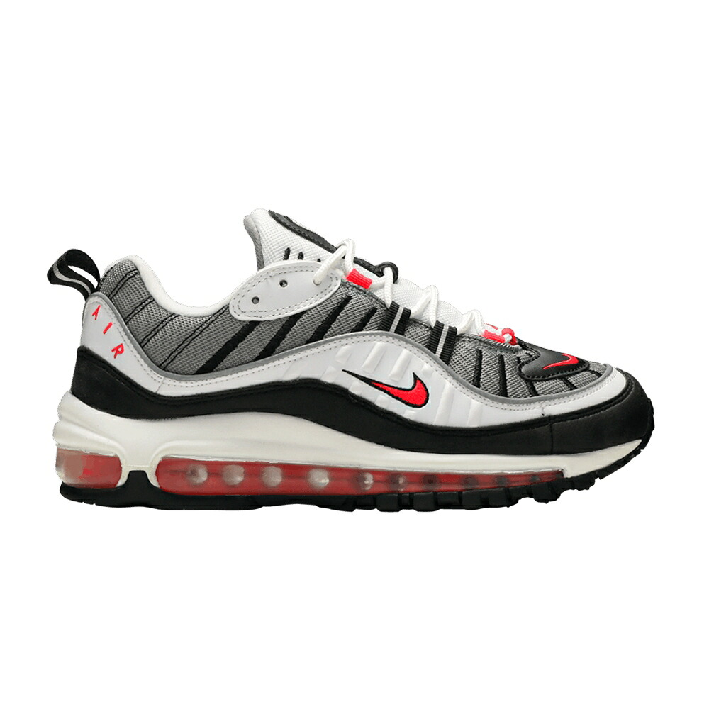 ナイキ マックス 白色 ホワイト 赤 レッド エアマックス 'SOLAR RED' スニーカー レディース NIKE WMNS AIR MAX 98 / WHITE SOLAR RED DUST REFLECT
