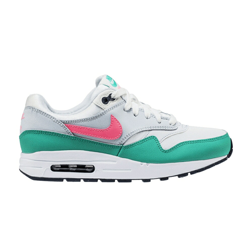 ナイキ マックス 白いこと 白いこと 大気圏マックス \u0027WATERMELON\u0027 お坊っちゃん キッズ NIKE AIR MAX 1 GS / SUMMIT WHITE SUNSET PULSE もの言う花 マタニティ スニーカー