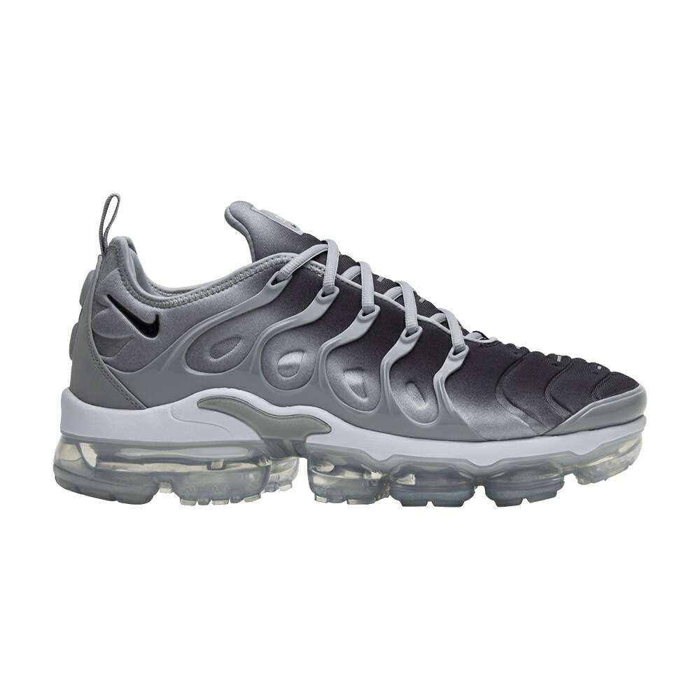 ナイキ 灰色 グレー 黒色 ブラック 白色 ホワイト エアヴェイパーマックス ILVER GRADIENT スニーカー メンズ NIKE AIR VAPORMAX PLUS / WOLF GREY BLACK WHITE