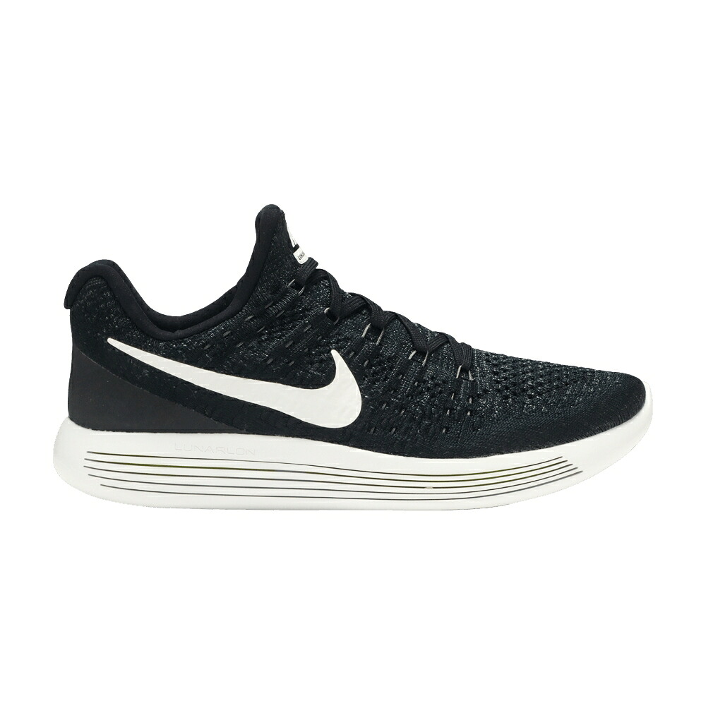 ナイキ フライニット 黒色 ブラック 白色 ホワイト 'BLACK' スニーカー メンズ NIKE LUNAREPIC LOW FLYKNIT 2 / BLACK WHITE ANTHRACITE|スニケス