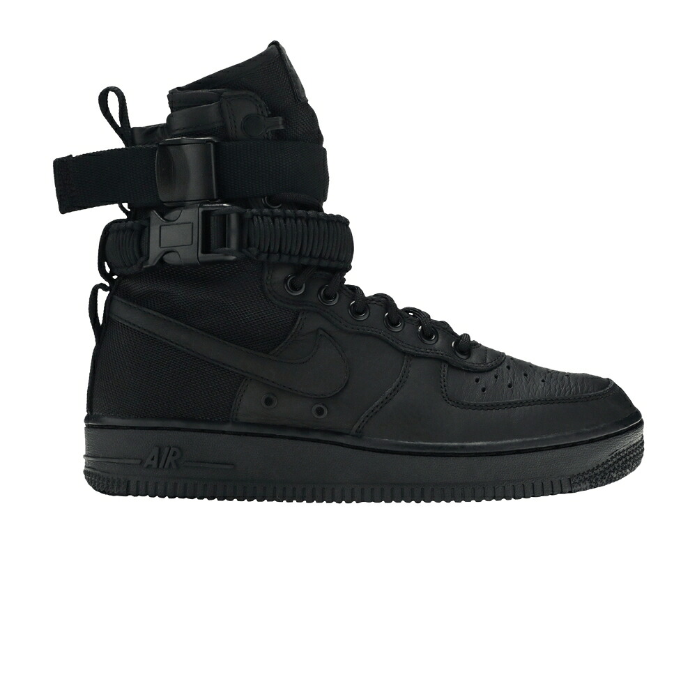 ナイキ ハイ 黒色 ブラック エアフォース 'TRIPLE BLACK' スニーカー レディース NIKE WMNS SF AIR FORCE 1 HIGH / BLACK BLACK BLACK