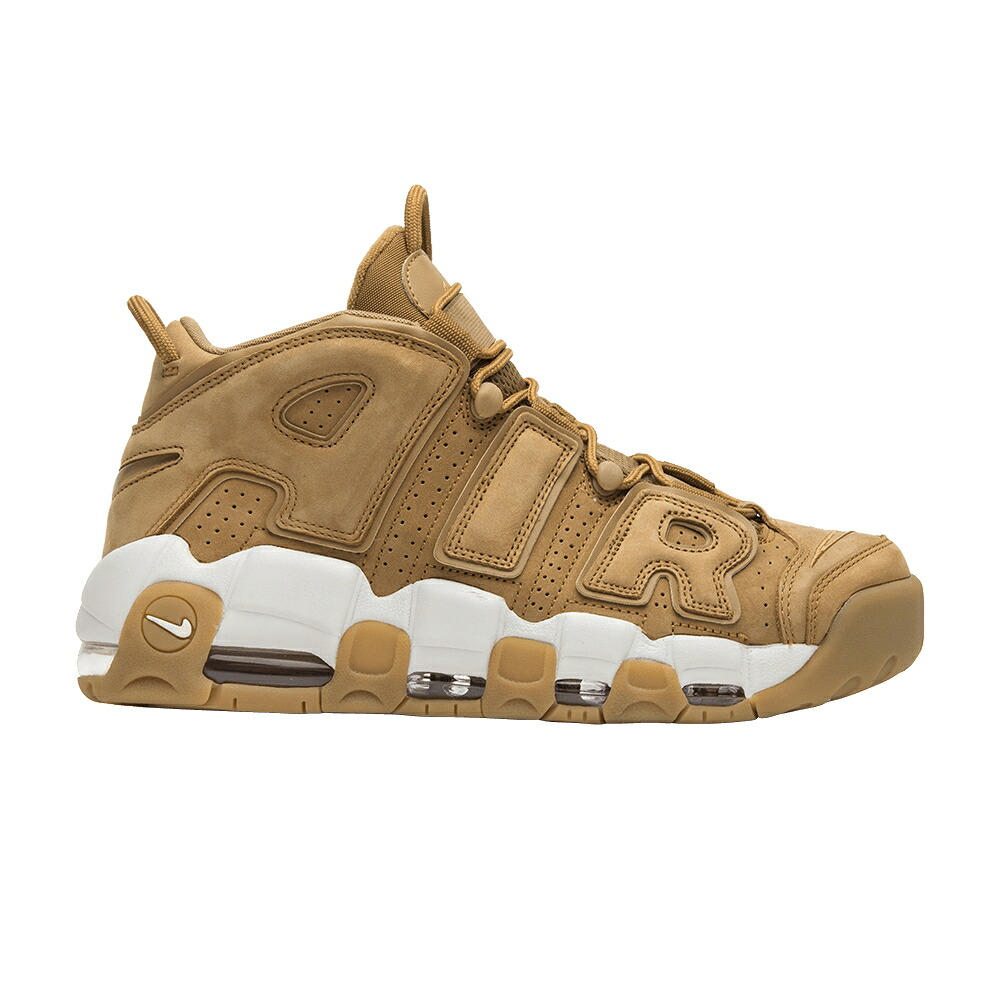 ナイキ アップテンポ プレミアム 茶色 ブラウン エアモアアップテンポ モアテン 'WHEAT' スニーカー メンズ NIKE AIR MORE UPTEMPO PREMIUM / FLAX FLAX GUM LIGHT BROWN|スニケス