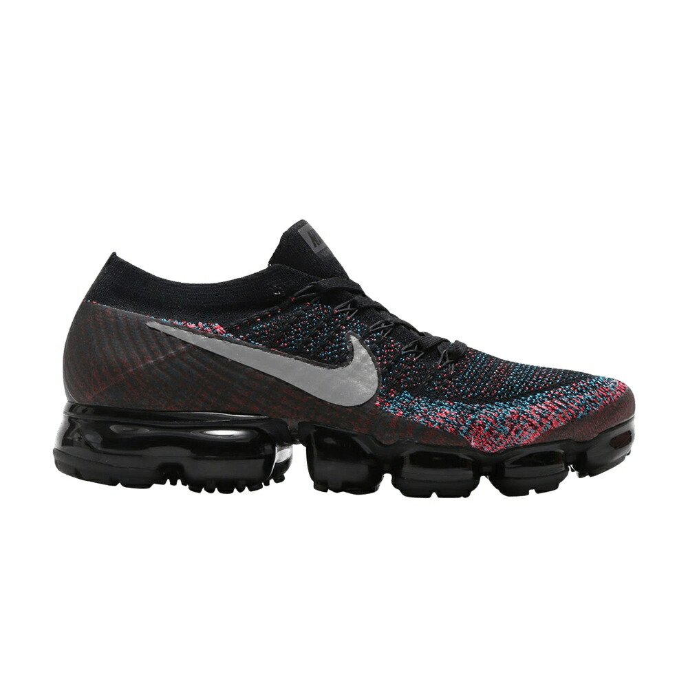 ナイキ 黒色 ブラック 銀色 シルバー 青色 ブルー エアヴェイパーマックス BLUE LAGOON スニーカー メンズ NIKE AIR VAPORMAX / BLACK METALLIC SILVER BLUE