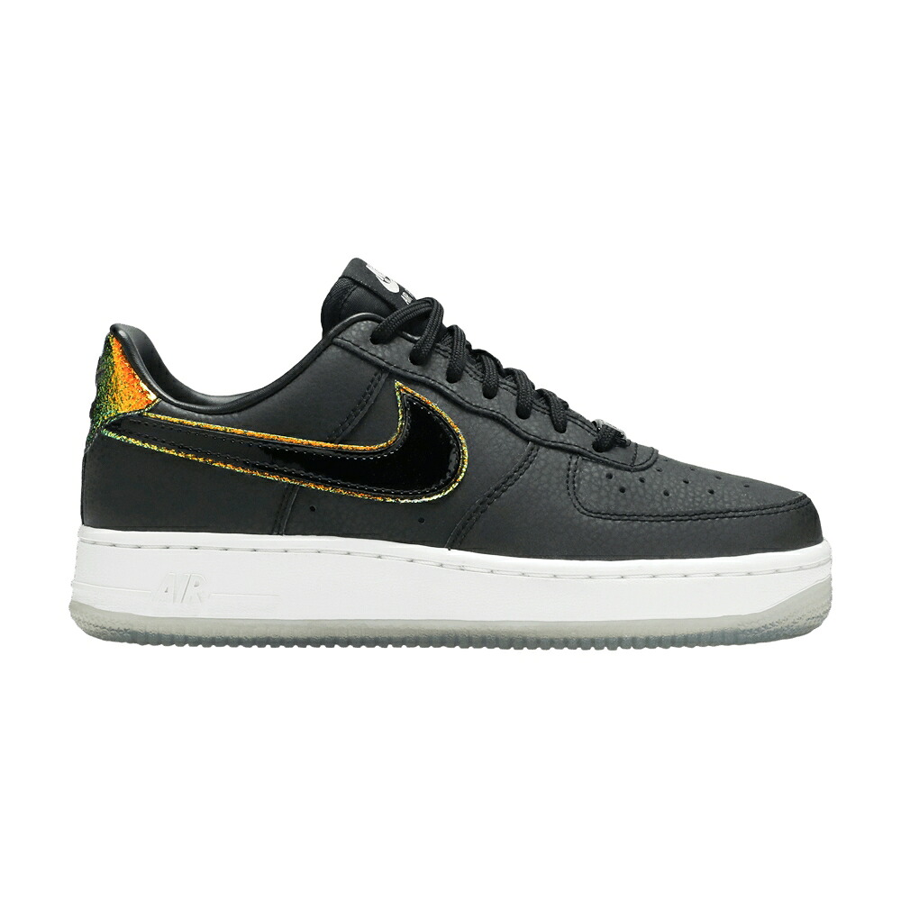 ナイキ ピュア 黒色 ブラック プラチナム エアフォース '07 'BLACK PLATINUM' スニーカー レディース NIKE WMNS AIR FORCE 1 PRM PURE / BLACK BLACK PURE PLATINUM|スニケス